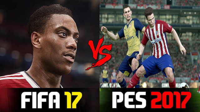 FIFA-PES 17 VS FIFA 17